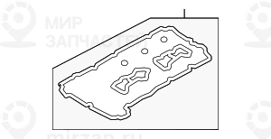 К-Т Уплотнит.прокл.крышки Гол.блока Цил. Zyl. 5-8
 BMW 11128636547