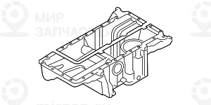 Масляный картер верхняя часть
 BMW 11137539009