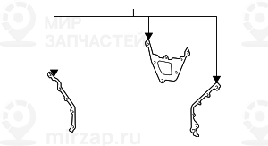 Уплотнительный комплект блока ГРМ
 BMW 11141436978