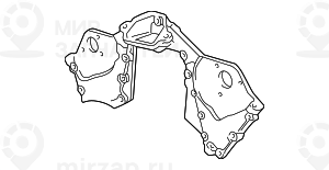 Крышка блока ГРМ Вх
 BMW 11141725802