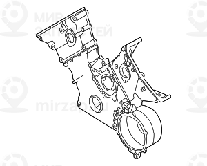 Крышка блока ГРМ Вх ZYL.1-4
 BMW 11141745506
