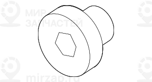 Резьбовая пробка с уплотн.кольцом M40X1,5
 BMW 11142247286