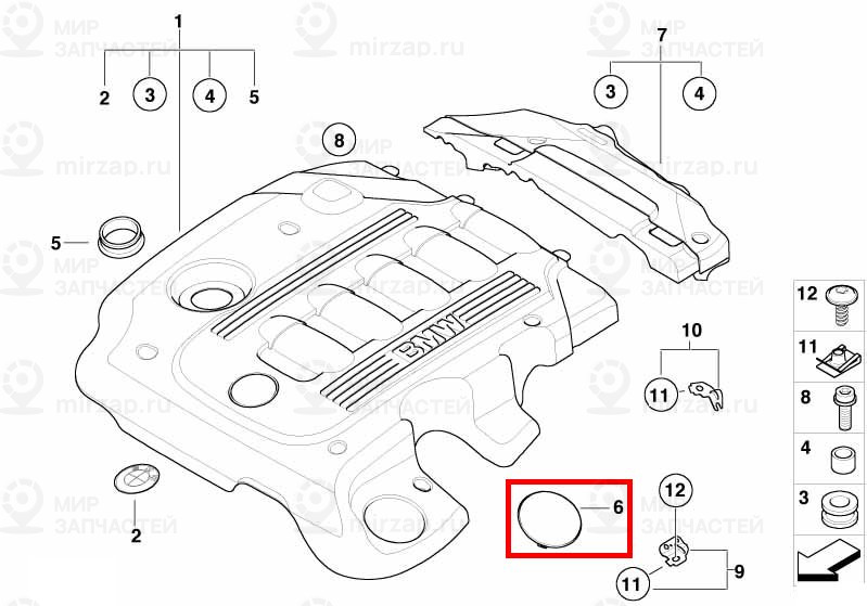 Щиток
 BMW 11147788915
