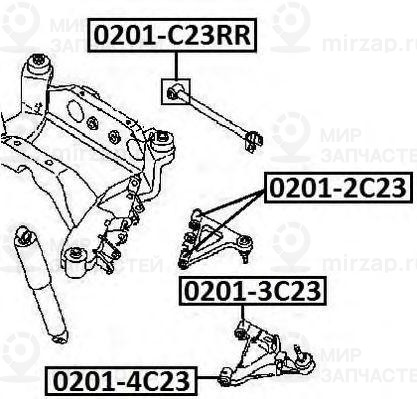 Запчасть ASVA 02014C23