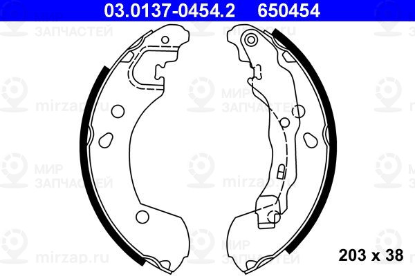 Запчасть ATE 03013704542