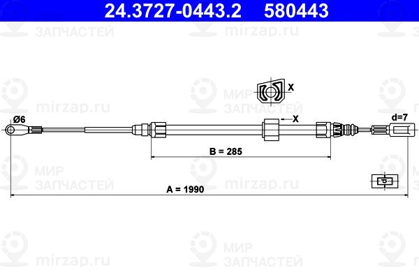 Запчасть ATE 24372704432