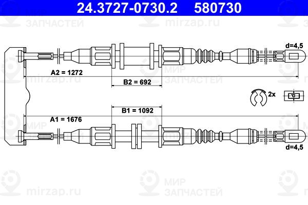 Запчасть ATE 24372707302