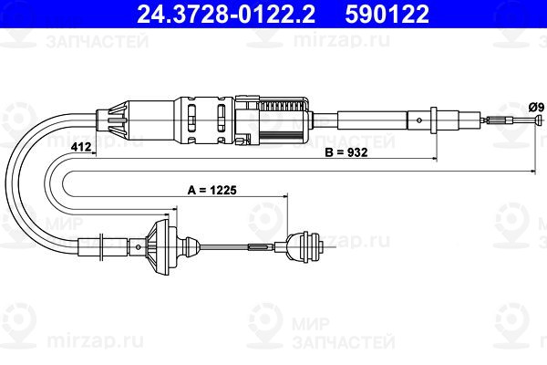 Запчасть ATE 24372801222