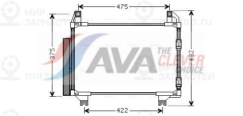 Конденсатор, кондиционер AVA TOA5404D