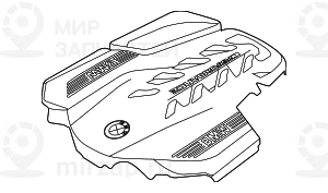 Звукоизоляционный Кожух
 BMW 11147934444