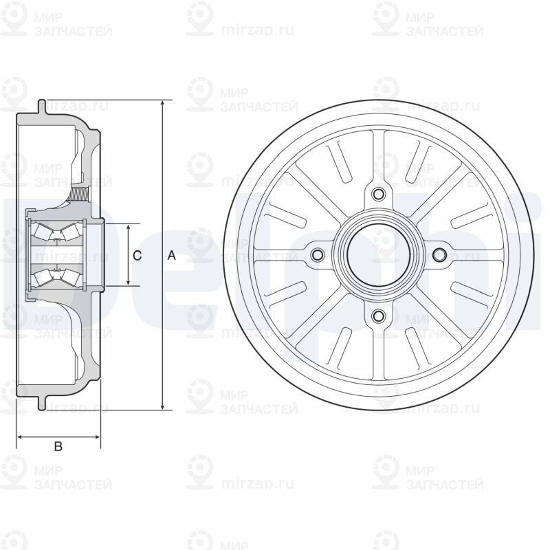 Запчасть DELPHI BFR576