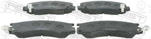 Комплект тормозных колодок, дисковый тормоз FEBEST 0101CR50F