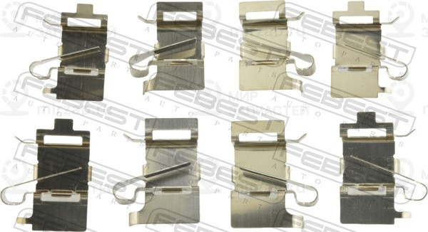 Комплектующие колодок дискового тормоза FEBEST 0103GSV70F