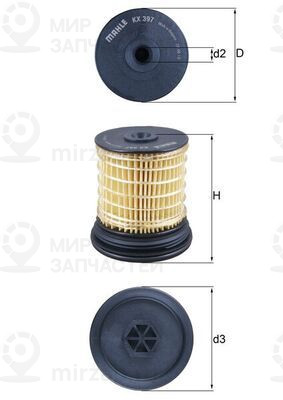 Запчасть MAHLE KX397