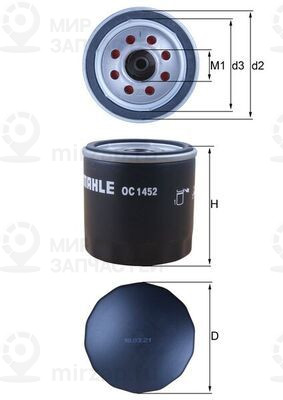 Запчасть MAHLE OC1452