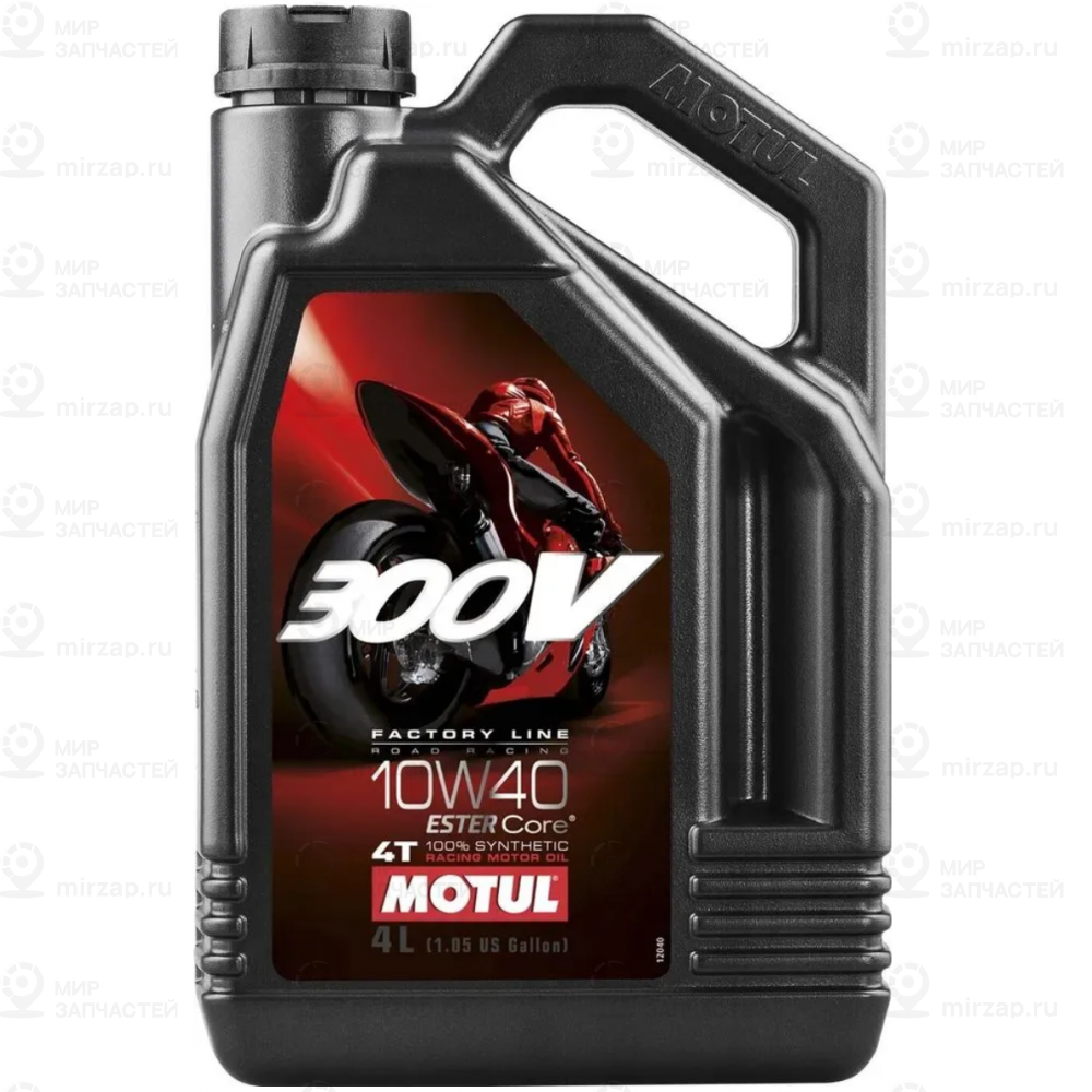 Масло Моторное Motul 300V Fl Road Racing 10W-40 4 Л 112670 MOTUL 112670