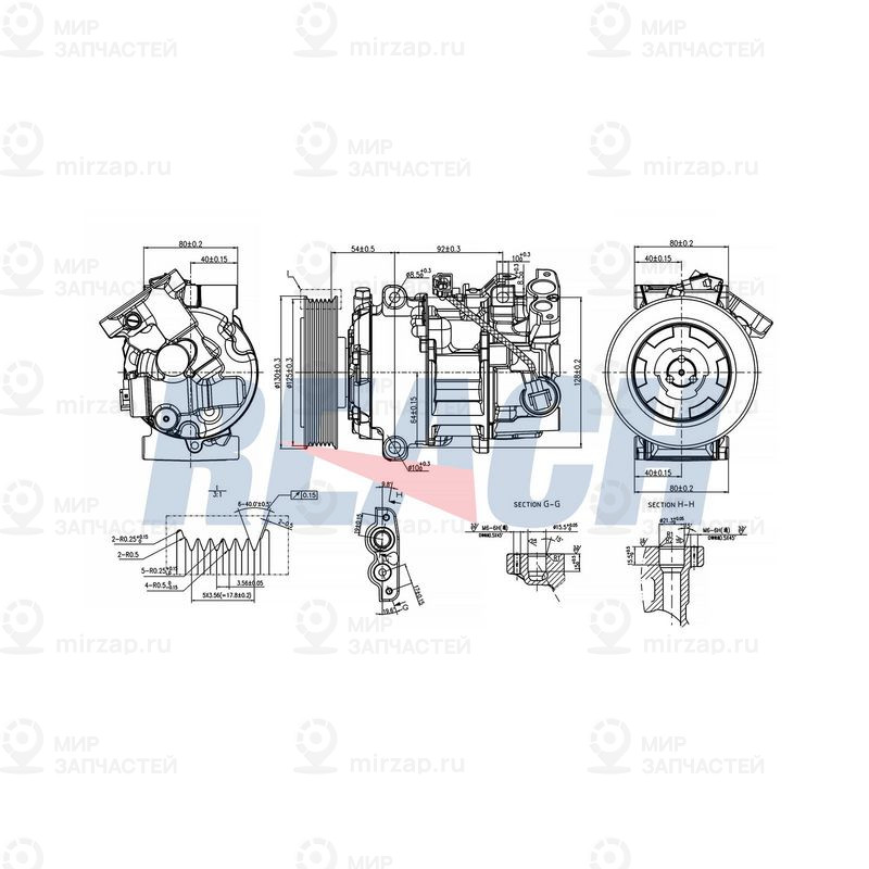 Запчасть REACH 17420363