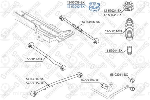 Запчасть STELLOX 1253040SX