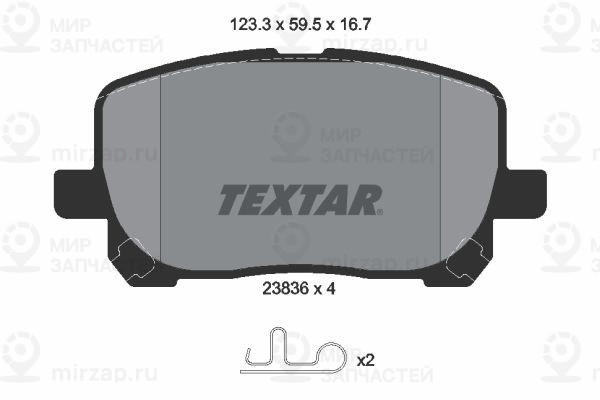 Запчасть TEXTAR 2383601
