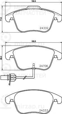 Запчасть TEXTAR 2470603