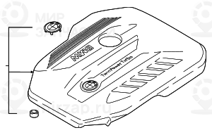Motorabdeckung
 BMW 11148571320