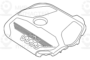 Abdeckung Akustik
 BMW 11148656447