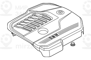 Motorabdeckung
 BMW 11148676205