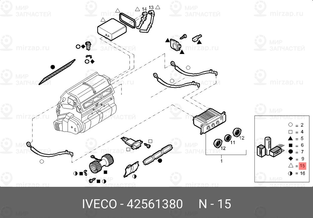 Запчасть IVECO 42561380