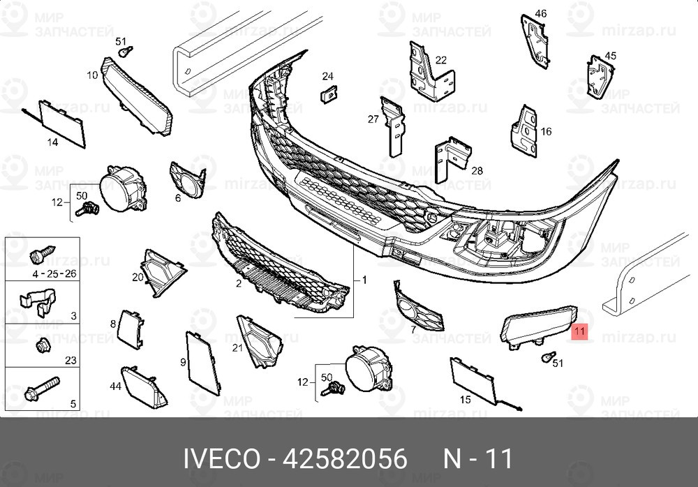 Запчасть IVECO 42582056