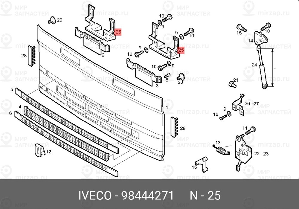 Запчасть IVECO 98444271