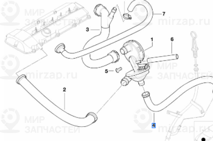 Шланг для прокачки
 BMW 11157532629