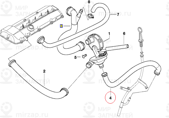 Шланг для прокачки
 BMW 11157532649