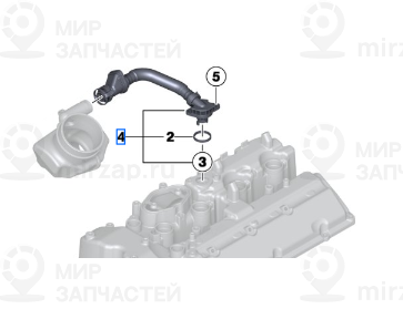 Шланг для прокачки ZYL. 5-8
 BMW 11157843151